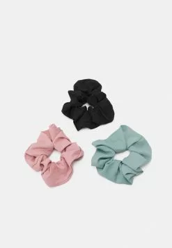 Even&Odd Damen 3 PACK - Haar-Styling-Accessoires - Black/pink /mint