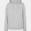 Even&Odd Damen Kapuzenpullover - Mottled Light Grey