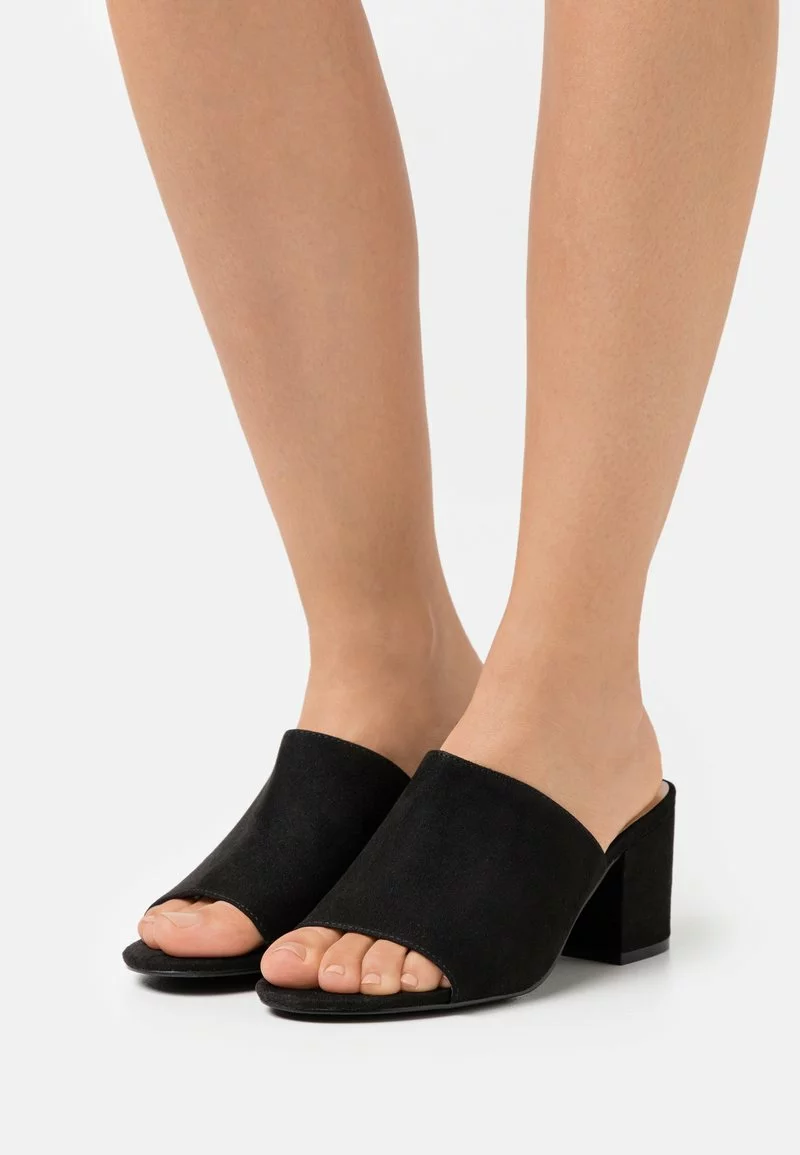 Even&Odd Damen Pantolette Hoch - Black 3 Even&Odd Damen Pantolette Hoch - Black