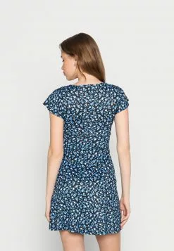 Even&Odd Damen Jerseykleid - Black/blue -Even&Odd Verkäufe 2023 69f4d9ac87934c64bd9d528da341f826