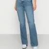 Even&Odd Damen Jeans Bootcut - Blue Denim