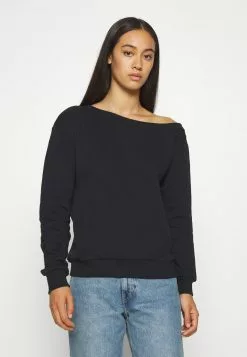 Even&Odd Damen LOOSE OFF SHOULDER SWEATSHIRT - Sweatshirt - Black