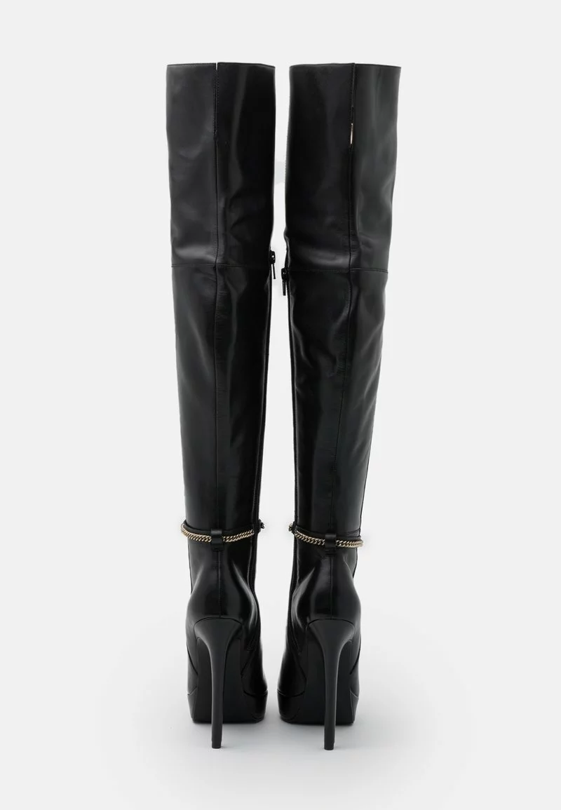 Even&Odd Damen LEATHER - High Heel Stiefel - Black 6 Even&Odd Damen LEATHER - High Heel Stiefel - Black – Bild 4