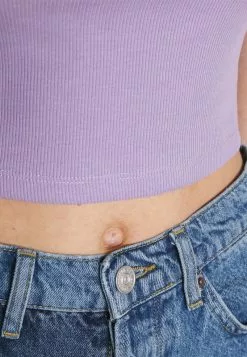 Even&Odd T-Shirt Basic - Mottled Lilac | Damen -Even&Odd Verkäufe 2023 6dafce4b75f9465aa6829b0305b64c4c