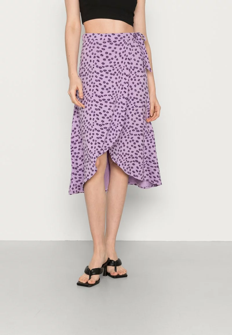 Even&Odd Damen Wickelrock - Purple 3 Even&Odd Damen Wickelrock - Purple