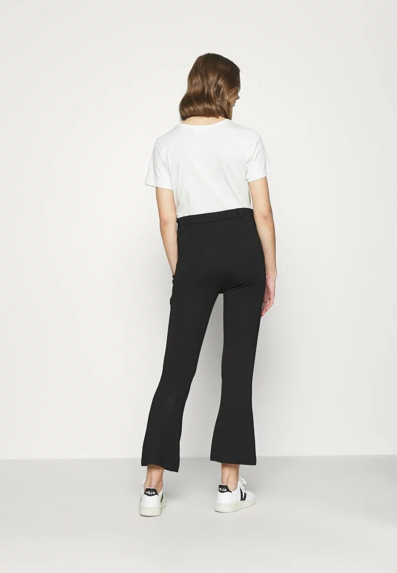 Even&Odd Kick Flare Punto Trousers - Stoffhose - Black | Damen 5 Even&Odd Kick Flare Punto Trousers - Stoffhose - Black | Damen – Bild 3