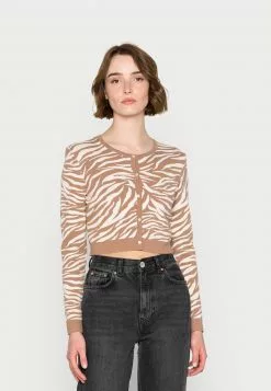 Even&Odd Damen Strickjacke - Camel Off White