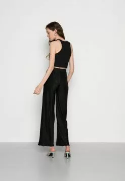 Even&Odd Damen Plisse Scallop Hem Trouser - Stoffhose - Black -Even&Odd Verkäufe 2023 6eb113a732dc452b8909145ea90fff9b