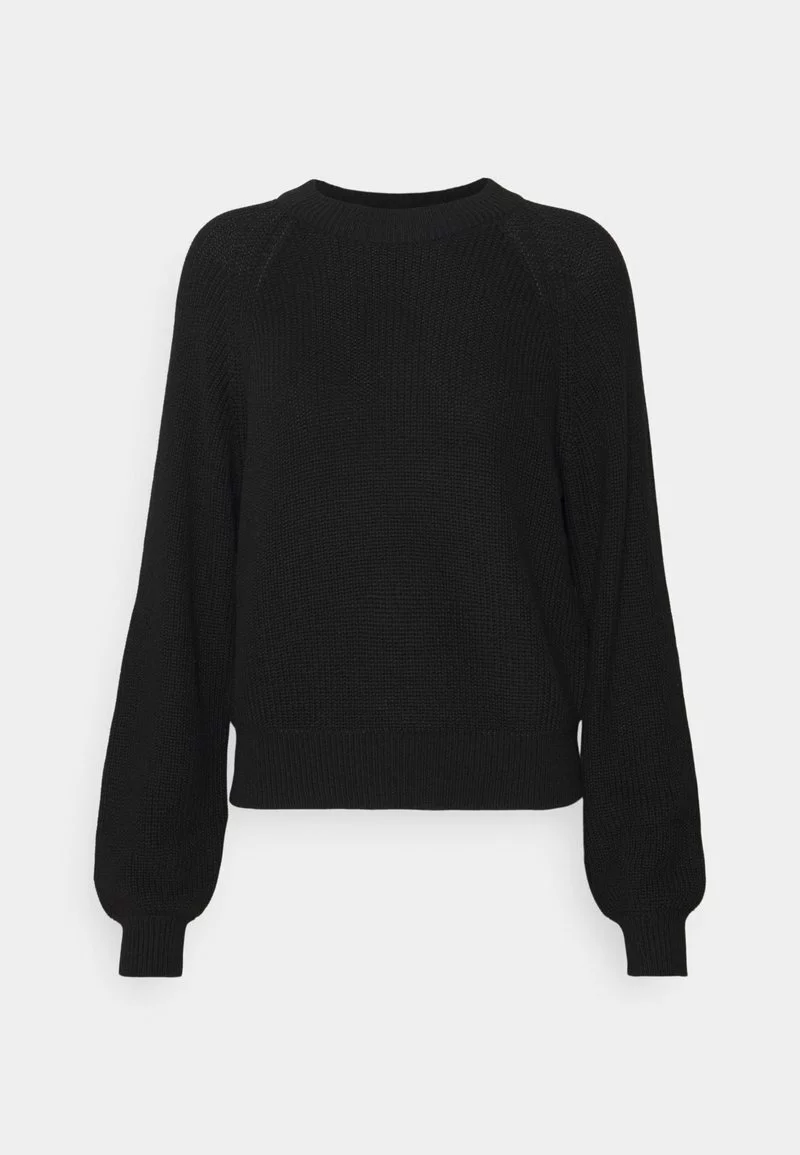 Even&Odd Damen VOLUME SLEEVE JUMPER - Strickpullover - Black 6 Even&Odd Damen VOLUME SLEEVE JUMPER - Strickpullover - Black – Bild 4