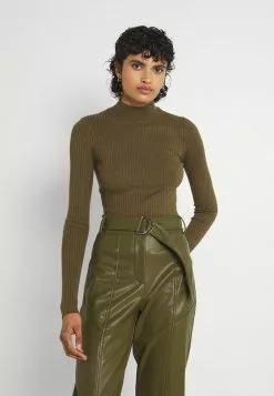 Even&Odd Damen Strickpullover - Khaki