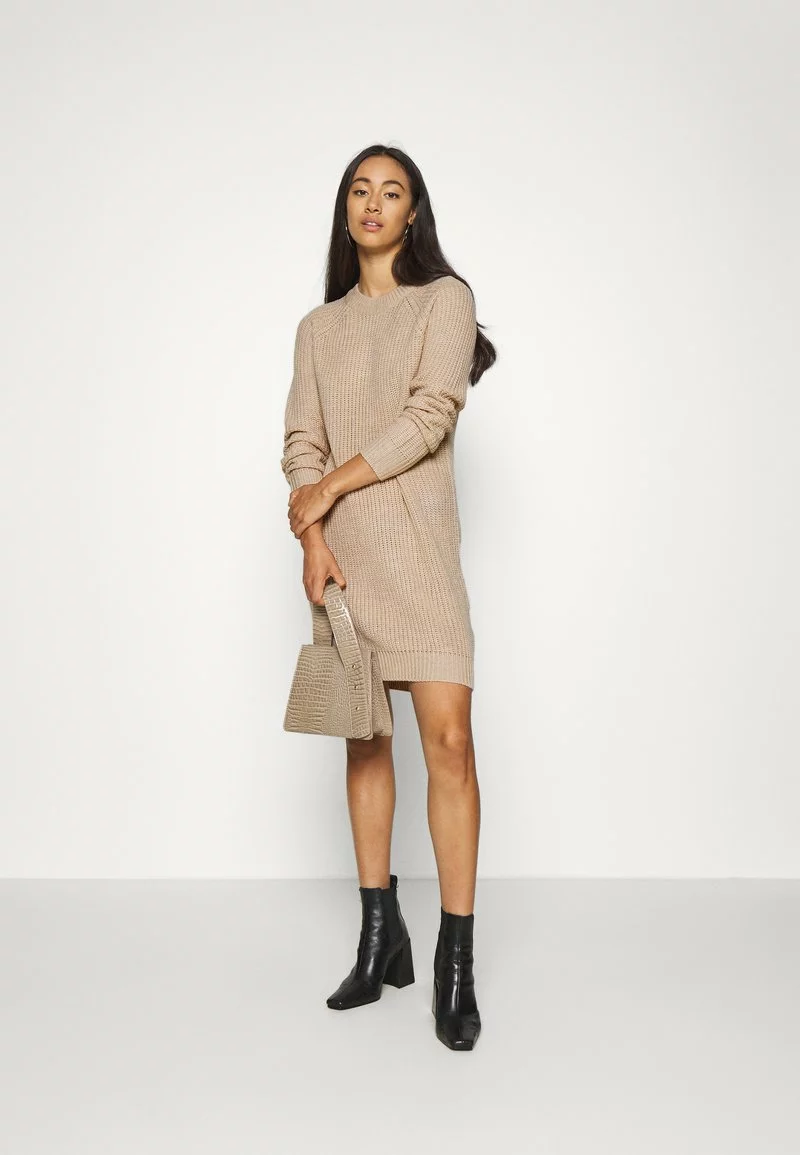 Even&Odd Damen Strickkleid - Tan 4 Even&Odd Damen Strickkleid - Tan – Bild 2