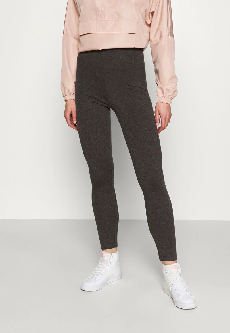 Even&Odd HIGH WAISTED LEGGINGS 2 PACK - Leggings - Hosen - Black/mottled Dark Grey | Damen 4 Even&Odd HIGH WAISTED LEGGINGS 2 PACK - Leggings - Hosen - Black/mottled Dark Grey | Damen – Bild 2