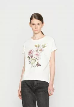 Even&Odd Damen T-Shirt Print - White