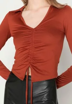 Even&Odd Damen Langarmshirt - Brown -Even&Odd Verkäufe 2023 711b1b250ae4413eacf50a7d3ff26871