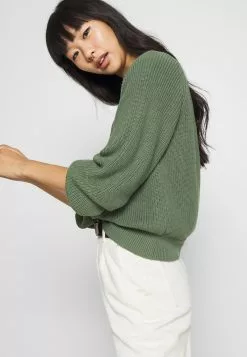 Even&Odd Damen VOLUME SLEEVE JUMPER - Strickpullover - Laurel Wreath -Even&Odd Verkäufe 2023 732d665be8ca4f0e8ca1b4ae0cbca603