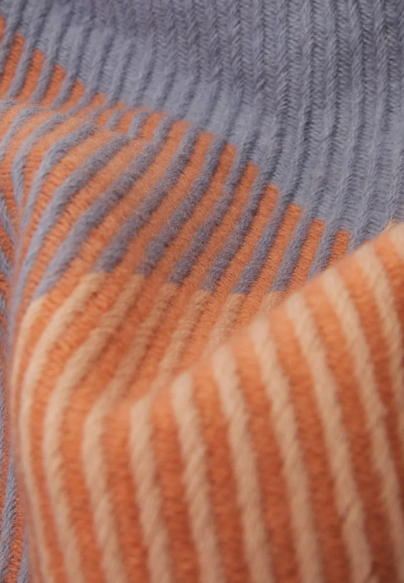 Even&Odd Damen Schal - Blue/orange 5 Even&Odd Damen Schal - Blue/orange – Bild 3