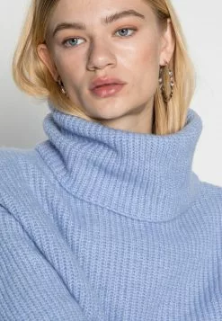 Even&Odd Damen CROPPED LOOSE TURTLENECK - Strickpullover - Light Blue -Even&Odd Verkäufe 2023 73f305f7502a42cb8a429ac03d1c2e7c