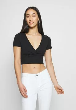 Even&Odd Damen 2 PACK - T-Shirt Print - Black/white -Even&Odd Verkäufe 2023 744038dbdf78440d964ebc549393a7be