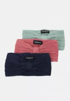 Even&Odd Damen 3 PACK - Ohrenwärmer - Pink/mint/dark Blue