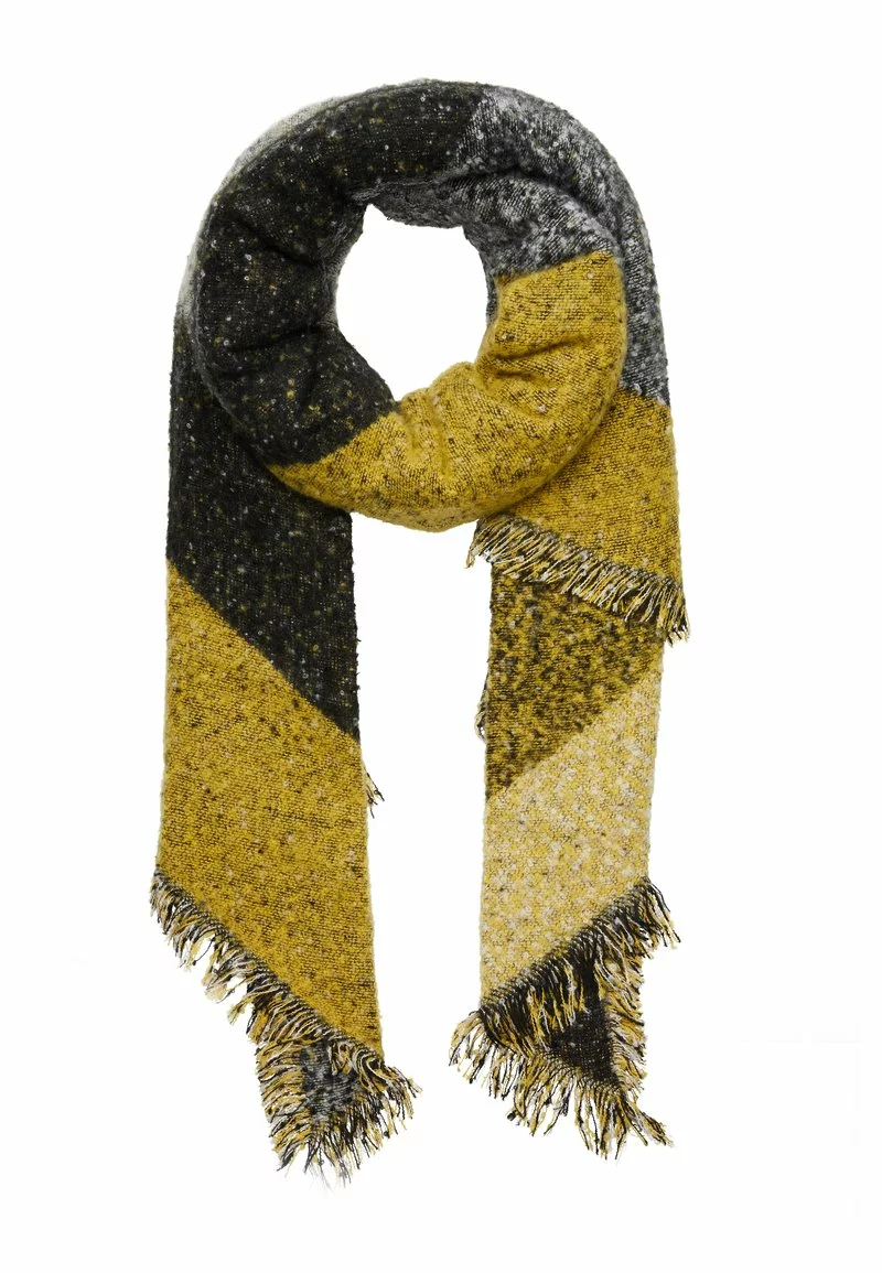 Even&Odd Damen Schal - Grey/yellow 3 Even&Odd Damen Schal - Grey/yellow