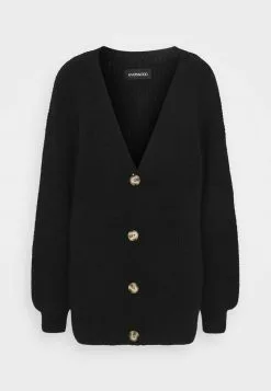 Even&Odd Damen MID LENGTH BUTTON DOWN - Strickjacke - Black -Even&Odd Verkäufe 2023 74926ef8c6fe463b8cc9f927beffae1d