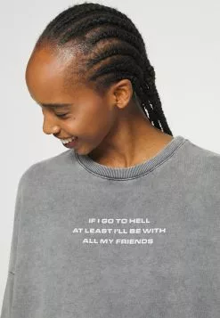 Even&Odd Damen OVERSIZED PRINT - Sweatshirt - Grey -Even&Odd Verkäufe 2023 76682a6d0f0642e2a3319a64c4da683a