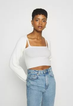 Even&Odd Damen SET - Strickjacke - Off-white