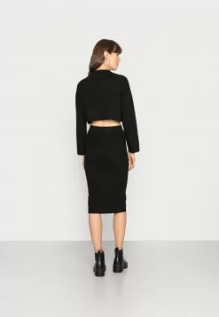 Even&Odd Damen SET SKIRT AND CROPPED JUMPER - Strickpullover - Black -Even&Odd Verkäufe 2023 7918555280484cfc995c1cfecbe8a8cc