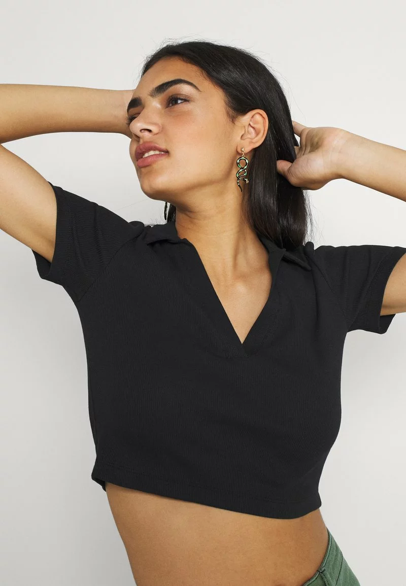 Even&Odd Poloshirt - Black | Damen 5 Even&Odd Poloshirt - Black | Damen – Bild 3