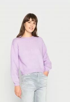 Even&Odd Damen BALLOON SLEEVE JUMPER - Strickpullover - Lilac