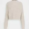 Even&Odd Damen BAT SHAPE MOCK NECK SHORTER - Strickpullover - Beige -Even&Odd Verkäufe 2023 7af7d53ef8ae47a3a7c0dc911f56bc41