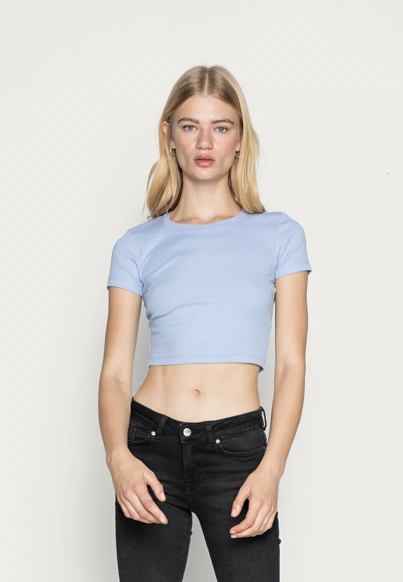 Even&Odd Damen 2PACK - T-Shirt Basic - Black/light Blue 4 Even&Odd Damen 2PACK - T-Shirt Basic - Black/light Blue – Bild 2