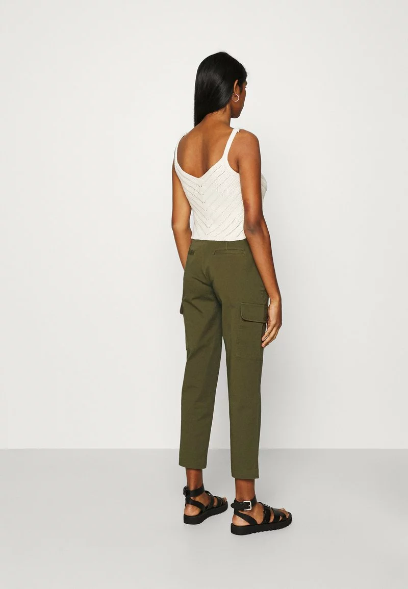 Even&Odd Damen Cargo Chino Pants - Stoffhose - Khaki 5 Even&Odd Damen Cargo Chino Pants - Stoffhose - Khaki – Bild 3