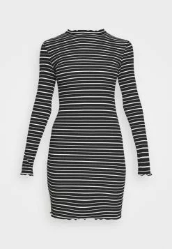 Even&Odd Damen Rushed Edges Mini High Neck Long Sleeves Dress - Etuikleid - Black/ White 14 Even&Odd Damen Rushed Edges Mini High Neck Long Sleeves Dress - Etuikleid - Black/ White -Even&Odd Verkäufe 2023 7d2a11fc40d14301a87185d8f641a987