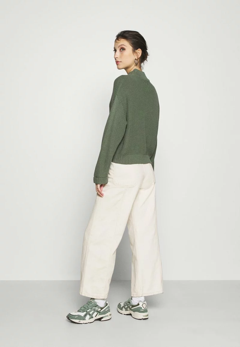 Even&Odd CROPPED MOCK NECK - Strickpullover - Green | Damen 5 Even&Odd CROPPED MOCK NECK - Strickpullover - Green | Damen – Bild 3
