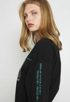 Even&Odd Damen T-Shirt Print - Black -Even&Odd Verkäufe 2023 7e065161fe234b0ea97c2fc4f72d77db