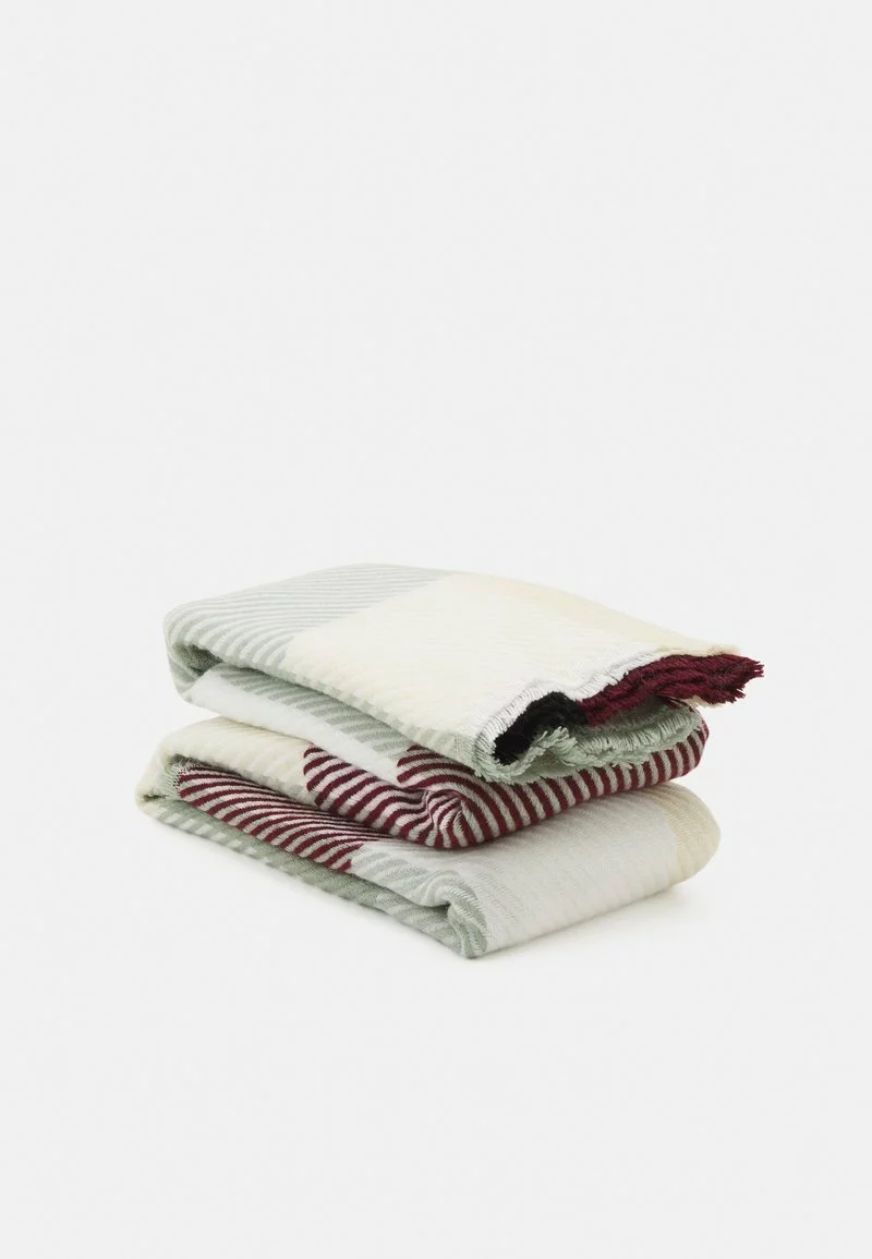 Even&Odd Damen Schal - Bordeaux/mint 4 Even&Odd Damen Schal - Bordeaux/mint – Bild 2