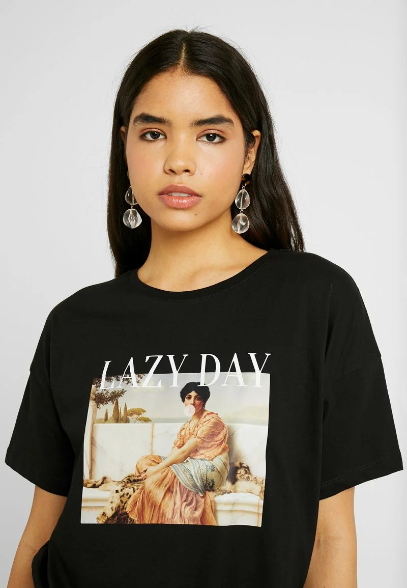 Even&Odd Damen T-Shirt Print - Black 6 Even&Odd Damen T-Shirt Print - Black – Bild 4