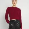 Even&Odd Damen HIGH CROPPED SIDE SLIT - Strickpullover - Red -Even&Odd Verkäufe 2023 7fa7ba9dc13843bf98278693657a2939
