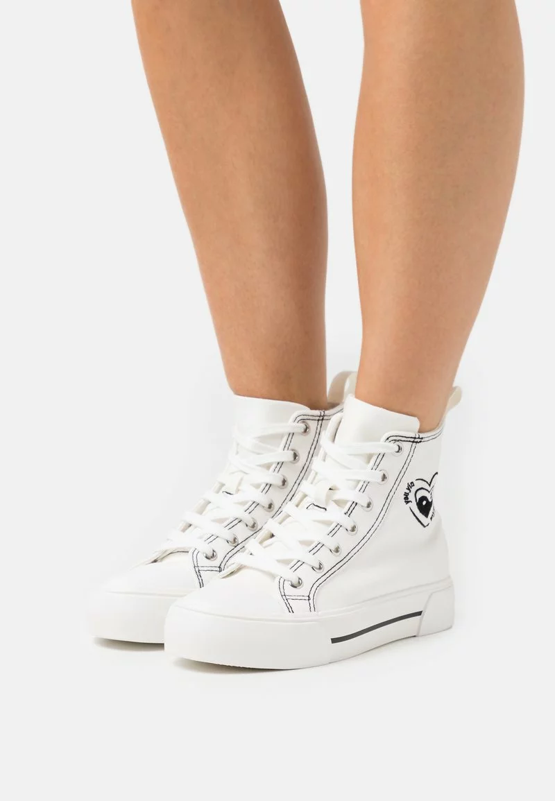 Even&Odd LOVE - Sneaker High - White/black | Damen 3 Even&Odd LOVE - Sneaker High - White/black | Damen