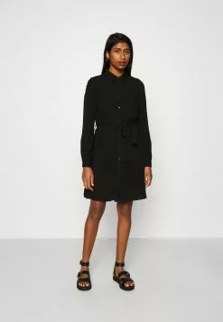 Even&Odd Damen Blusenkleid - Black