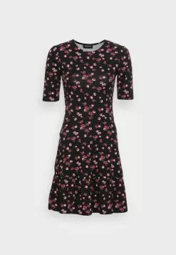 Even&Odd Damen Jerseykleid - Black/multi Coloured -Even&Odd Verkäufe 2023 82f7864443ea41b0a02b09e484bc0947