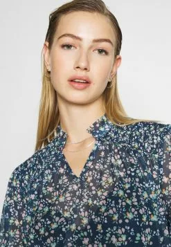 Even&Odd Damen PRINTED BLOUSE - Bluse - Blue -Even&Odd Verkäufe 2023 833038b80a4c41a483add33ffb68d1cf