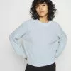 Even&Odd Damen VOLUME SLEEVE JUMPER - Strickpullover - Light Blue