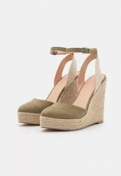 Even&Odd Plateausandalette - Khaki | Damen -Even&Odd Verkäufe 2023 849c66b37b68473499427da64cc46e28