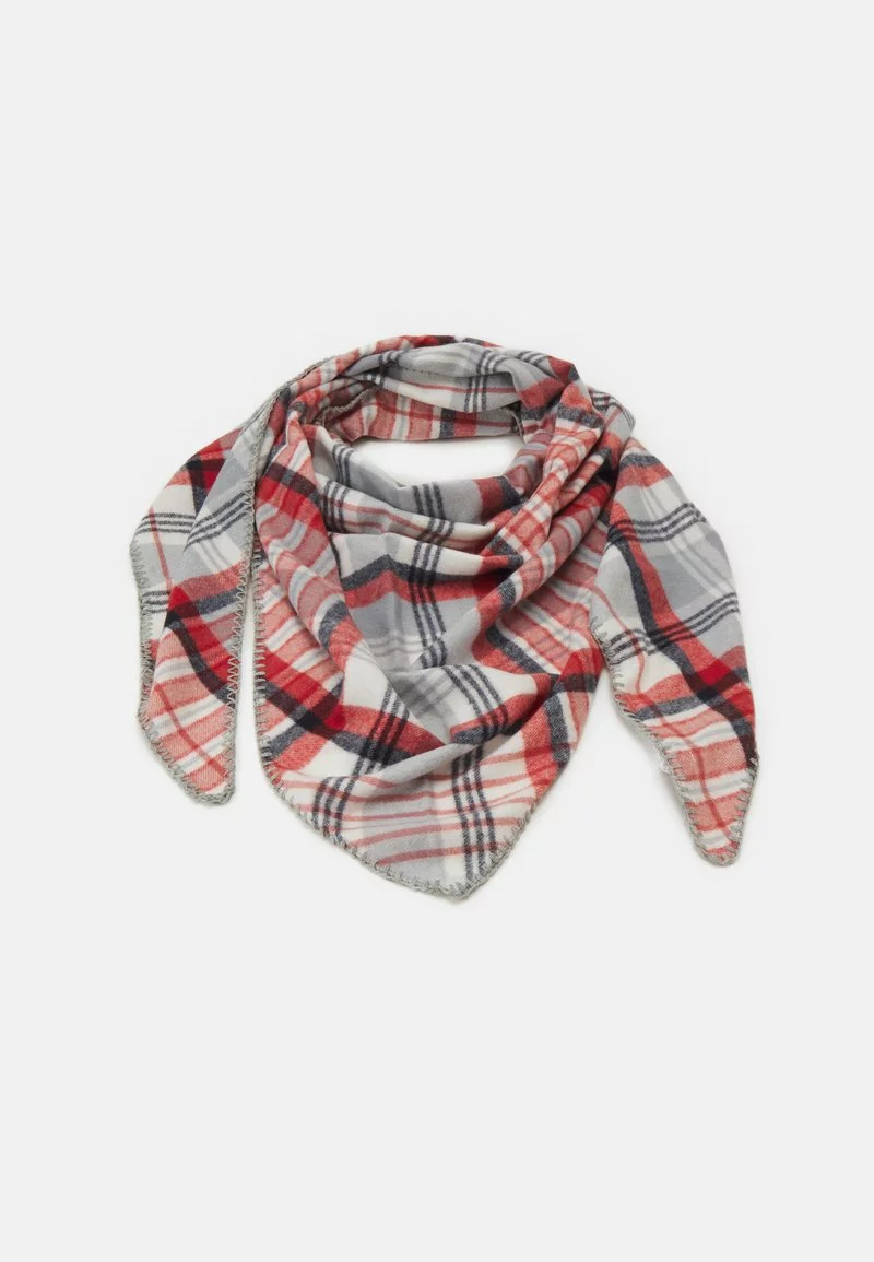 Even&Odd Damen Schal - Off-white/red /light Pink 3 Even&Odd Damen Schal - Off-white/red /light Pink