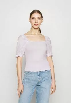 Even&Odd T-Shirt Basic - Lilac | Damen