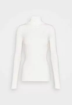 Even&Odd Damen BASIC TURTLE NECK - Strickpullover - White -Even&Odd Verkäufe 2023 88cd38e88ede4bccb52954cb5532fb95