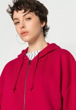 Even&Odd Damen OVERSIZED HOODED ZIP JACKET - Sweatjacke - Red -Even&Odd Verkäufe 2023 88e97fc3f1254f68b39dbf465c7d743d