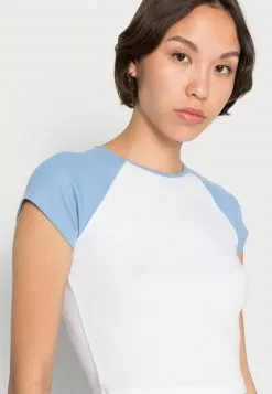 Even&Odd T-Shirt Basic - White Light Blue | Damen -Even&Odd Verkäufe 2023 894f7a5a46bc4f818d4056d034845050